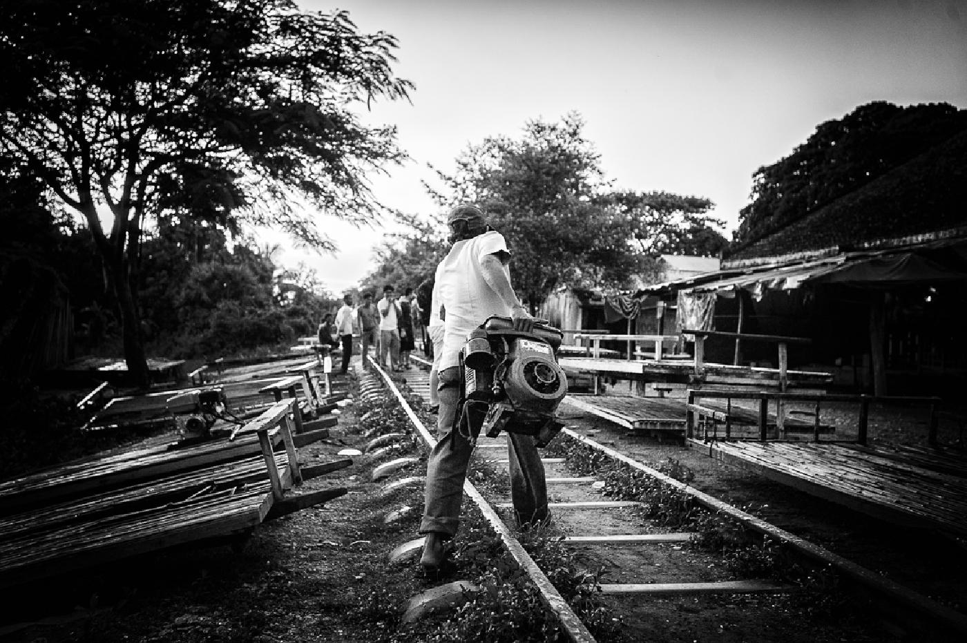 Photograph from The Bamboo Train